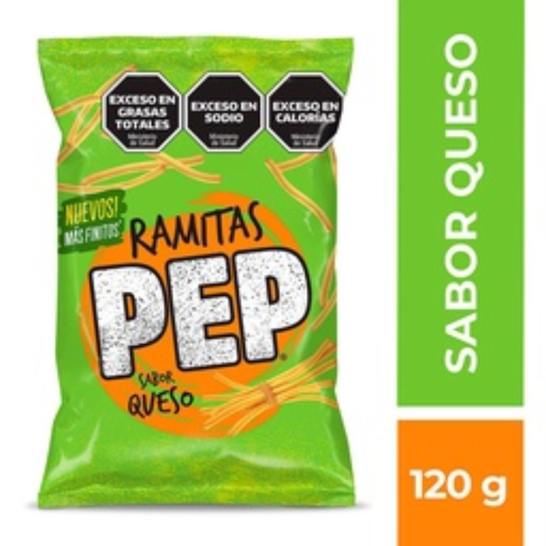 Snack Ramitas Sabor Queso Pep 120gr