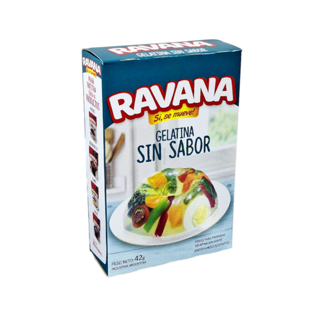 Gelatina Sin Sabor Ravana  42gr