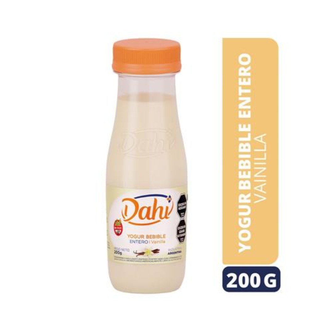 Yogur Entero DAHI Vainilla Bebible 200gr