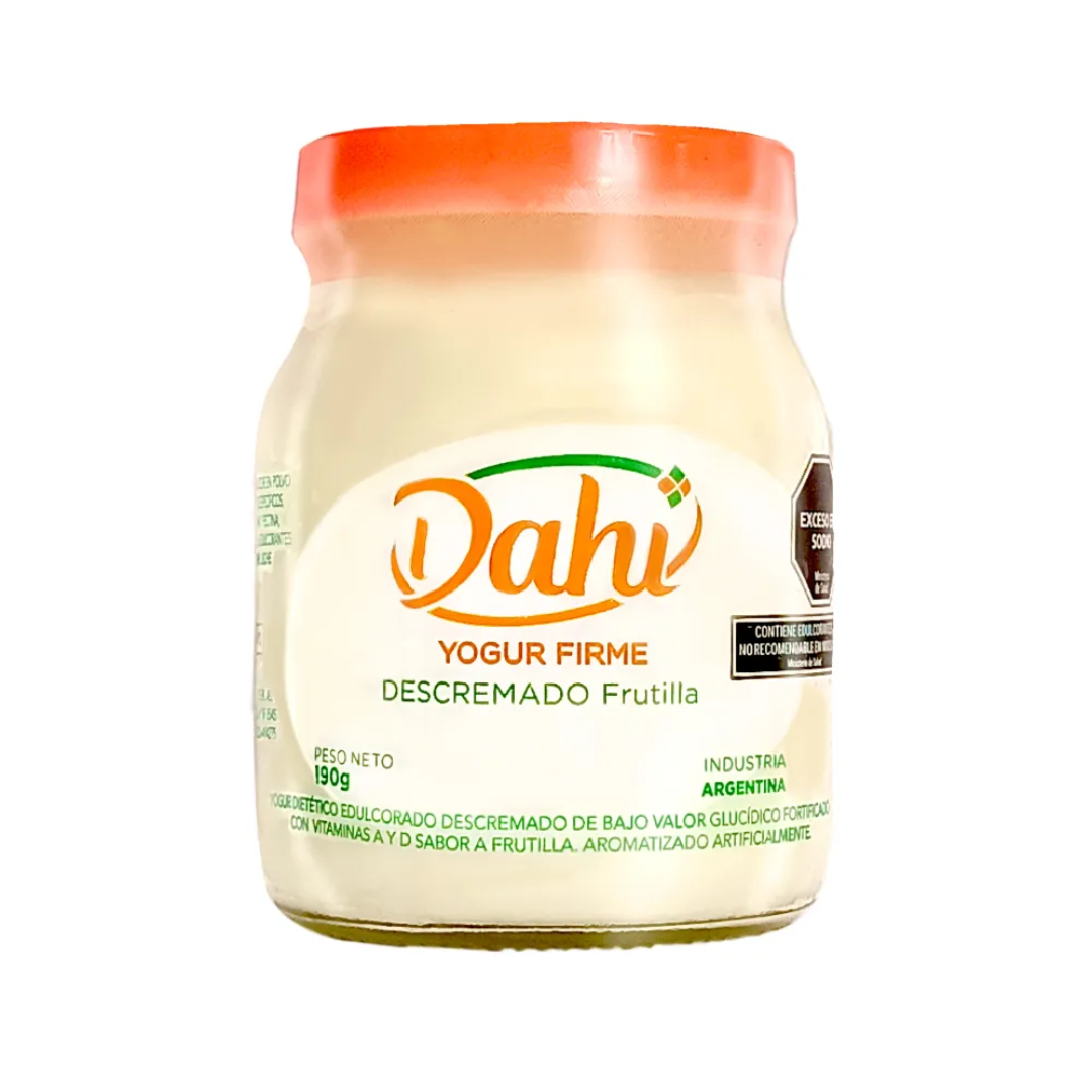 Yogur Firme Descremado Frutilla DAHI 190gr