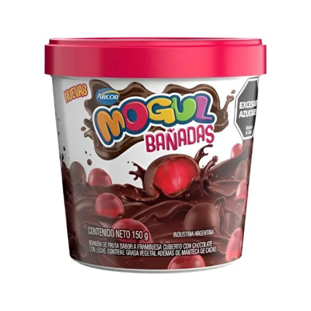 Gomitas Mogul Bañadas Frambuesa con Chocolate 150gr
