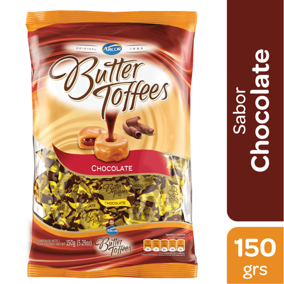 Caramelos con Chocolate Butter Toffes 150gr