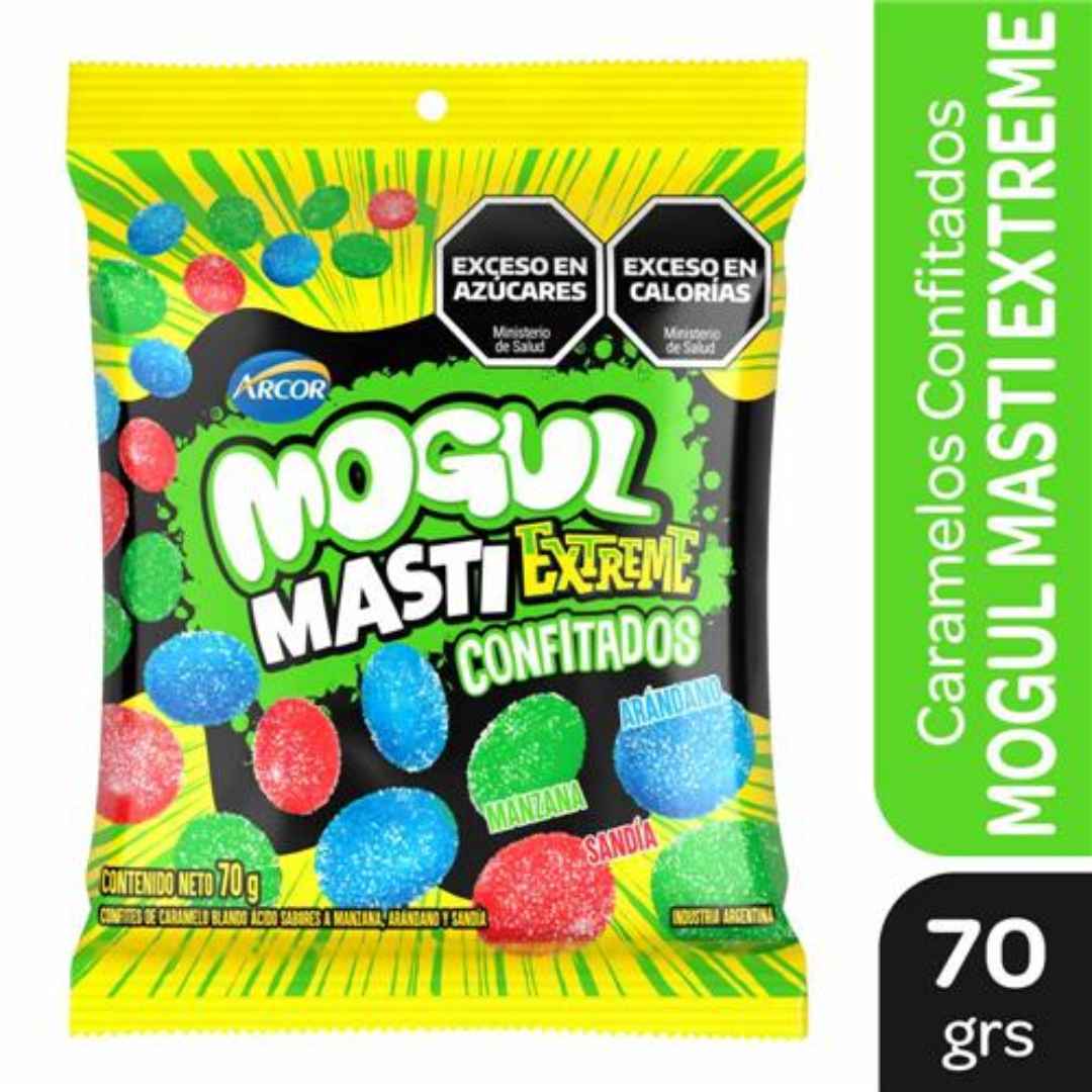 Caramelos Masti Extreme Confitados Mogul 70gr