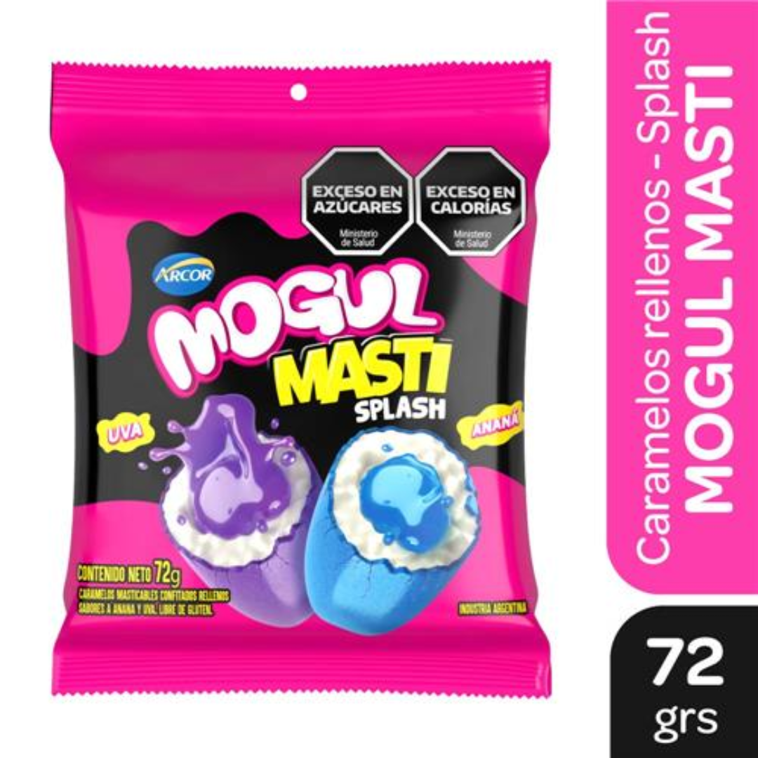 Caramelos Rellenos Masti Splash Mogul 72gr