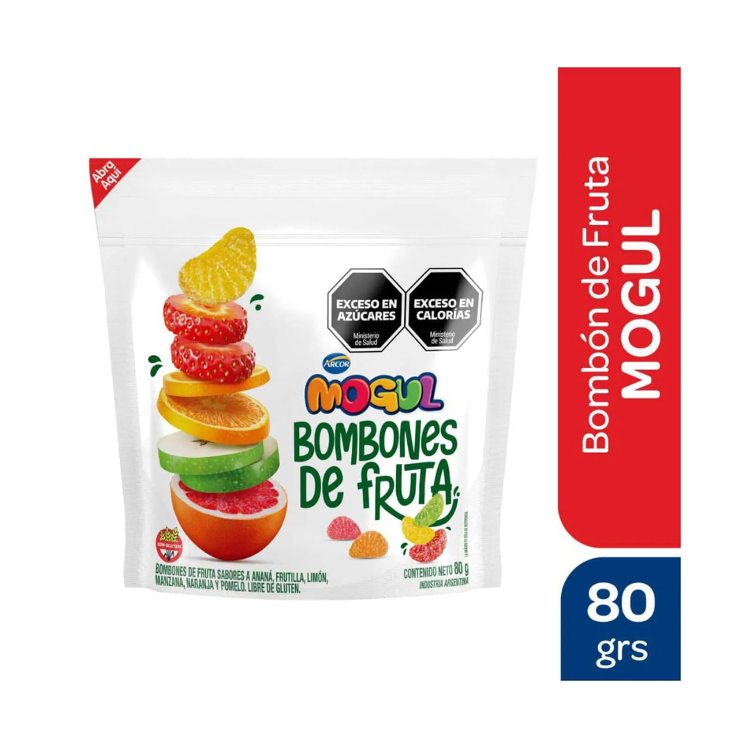 Gomitas Mogul Bombón De Fruta 80gr