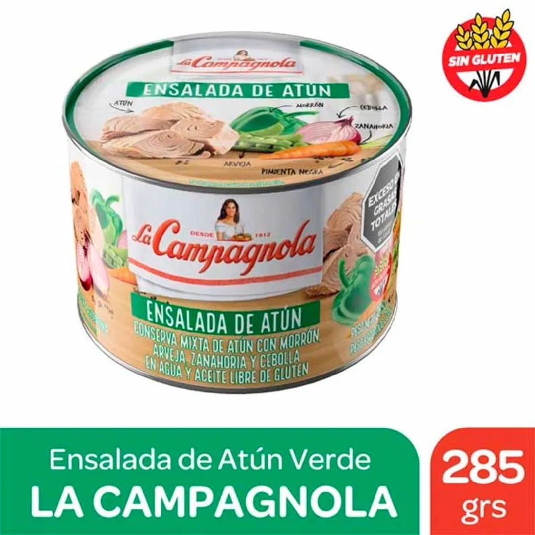 Ensalada Atun la Campagnola en Aceite Verde 285gr