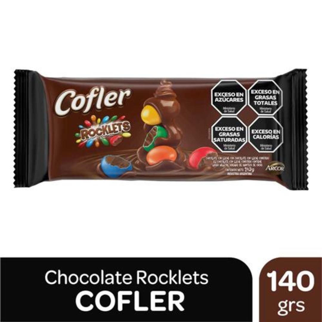 Chocolate Con Rocklets Cofler 140gr