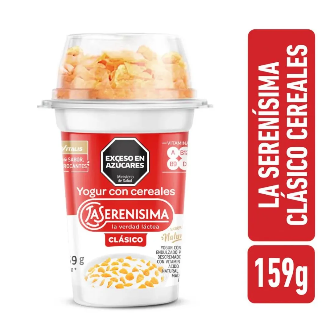 Yogur Entero con Cereales La Serenisima 159gr
