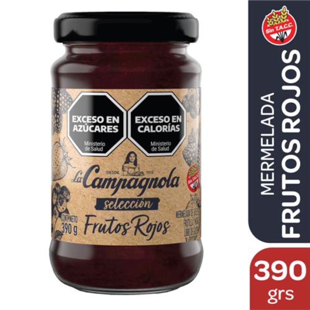 Mermelada Frutos Rojos La Campagnola 390gr