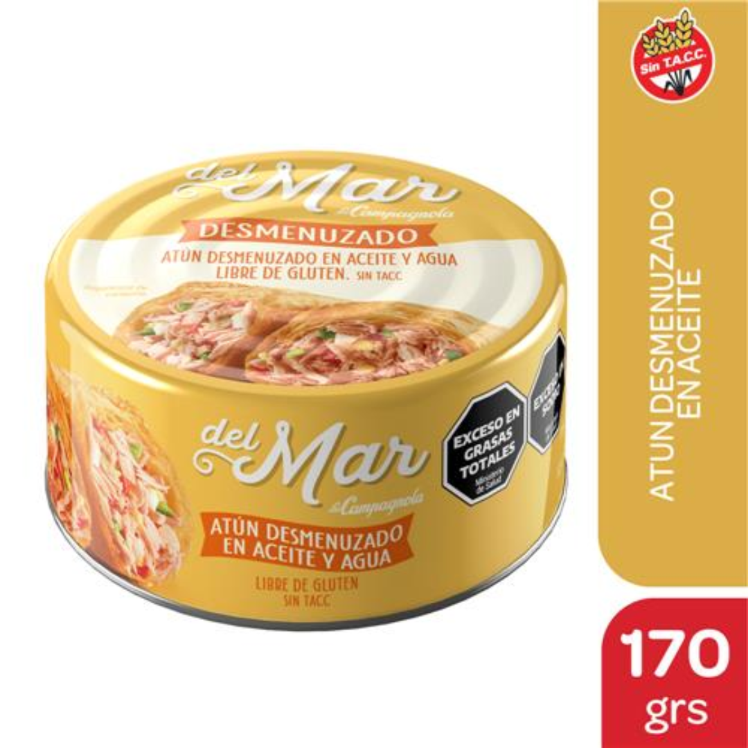 Atún Desmenuzado En Aceite Y Agua LA CAMPAGNOLA 170gr