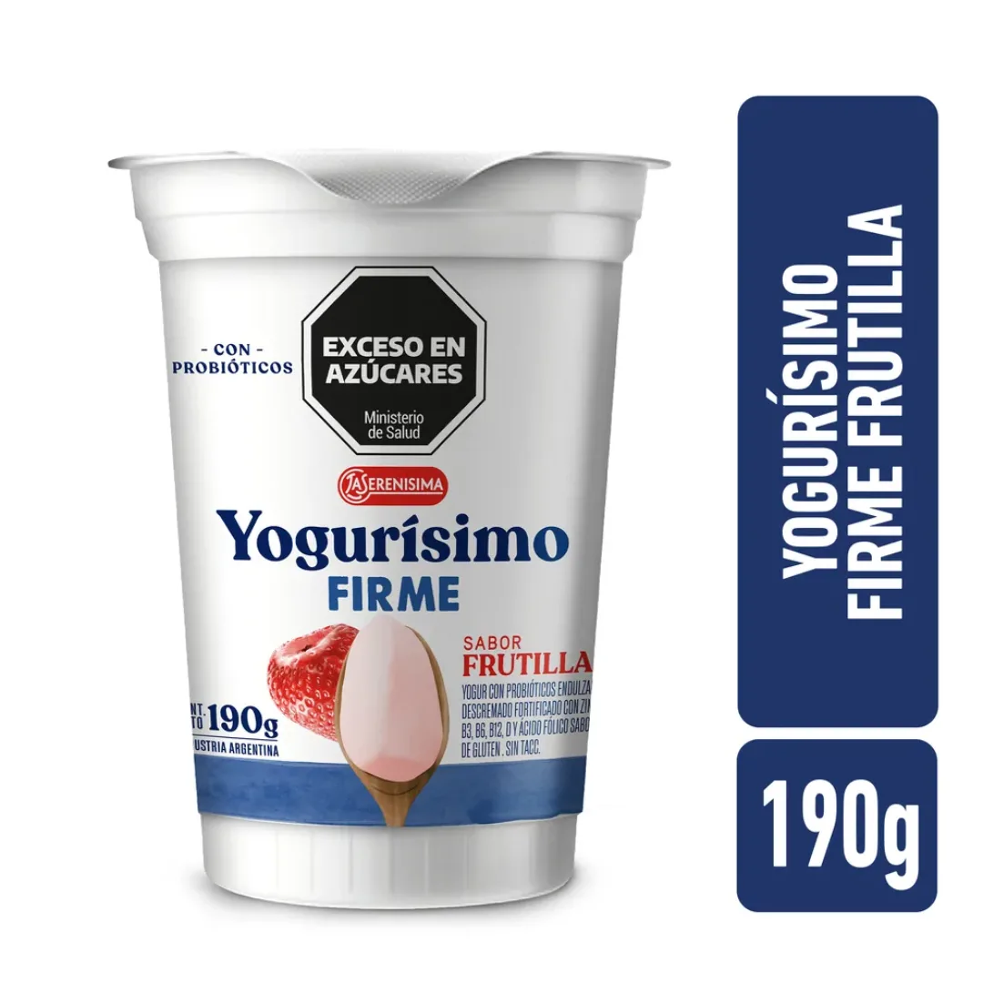 Yogur Firme frutilla Yogurisimo 190gr