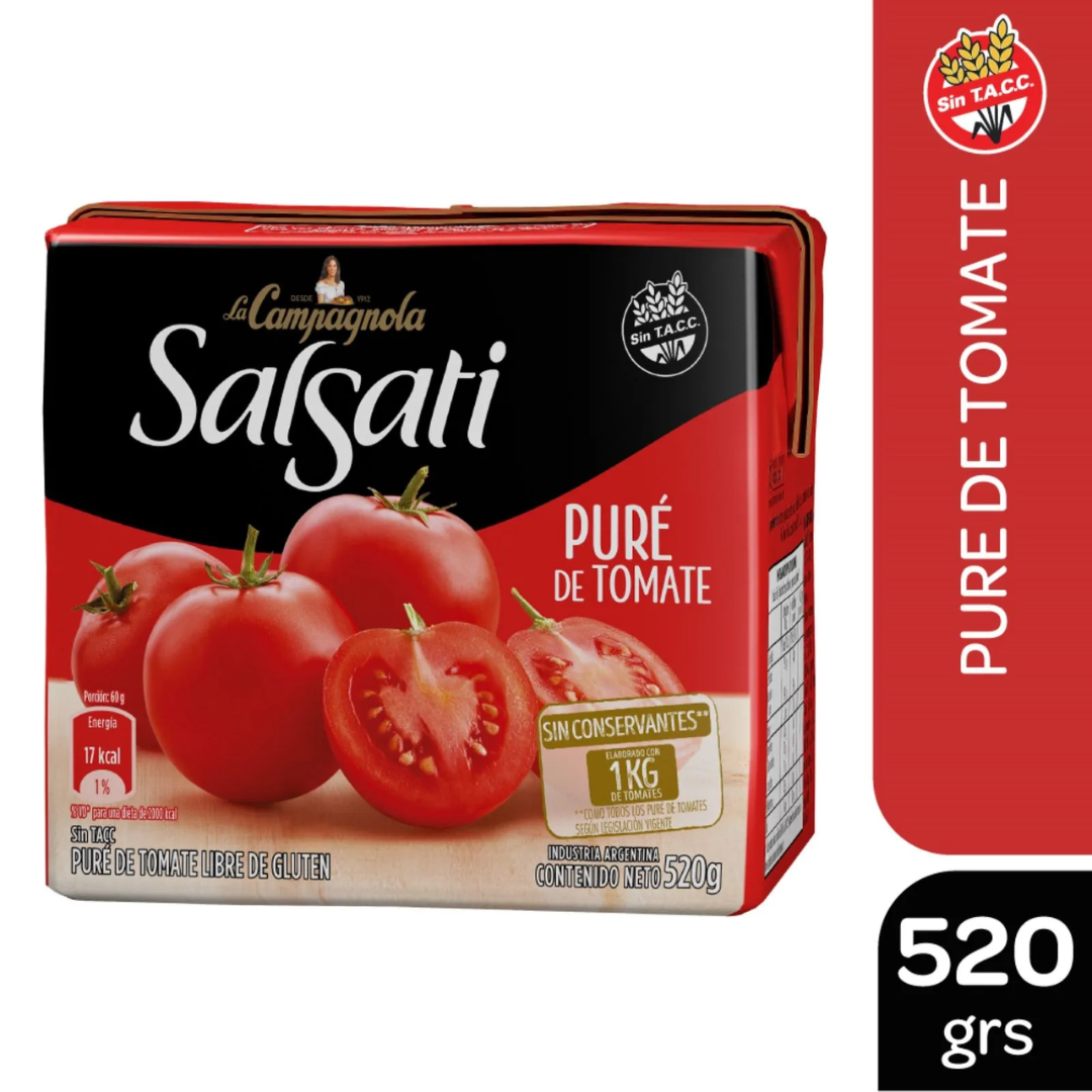 Puré de Tomate Salsati 520gr