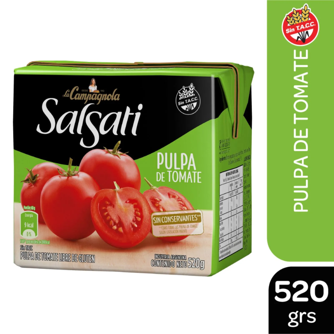 Pulpa De Tomate Salsati 520gr