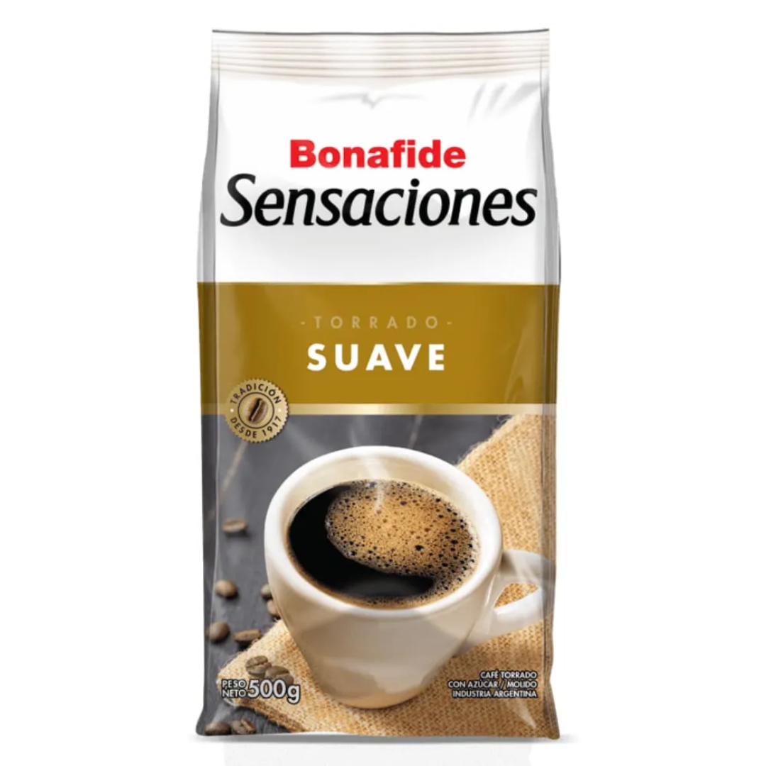 Café Molido Sensaciones Bonafide Torrado Suave 500gr