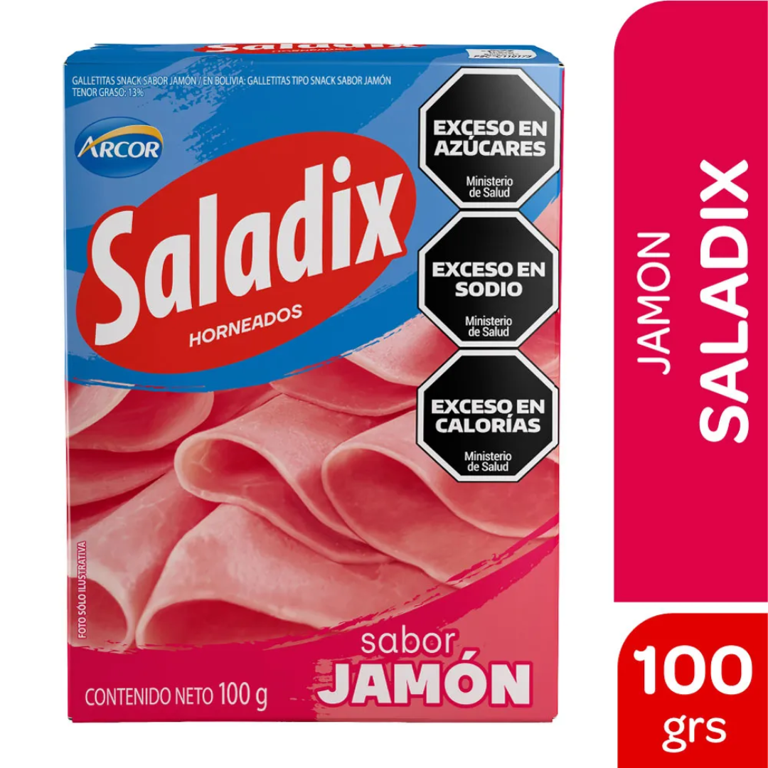 Galletitas Saladix Snacks Jamón 100gr
