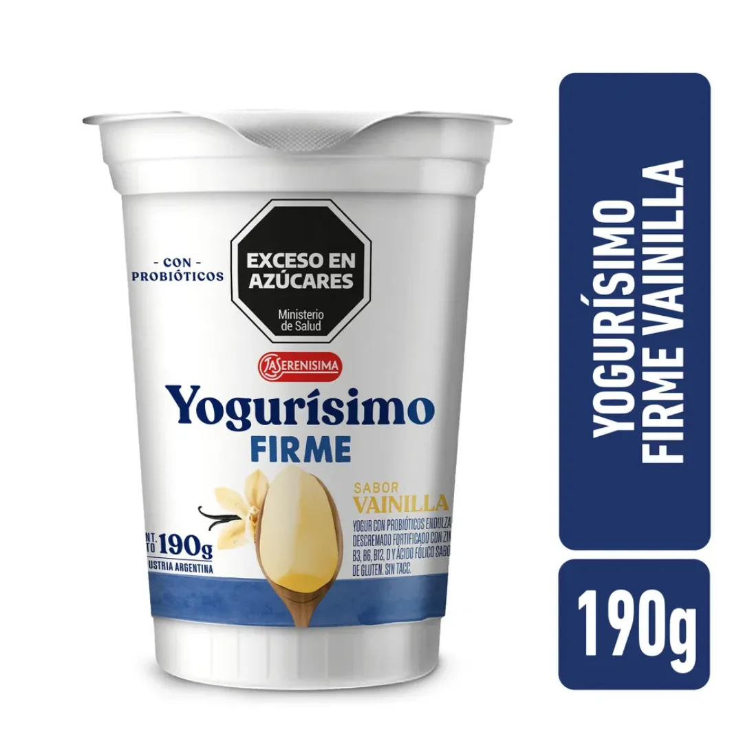 Yogur Firme vainilla Yogurisimo 190gr
