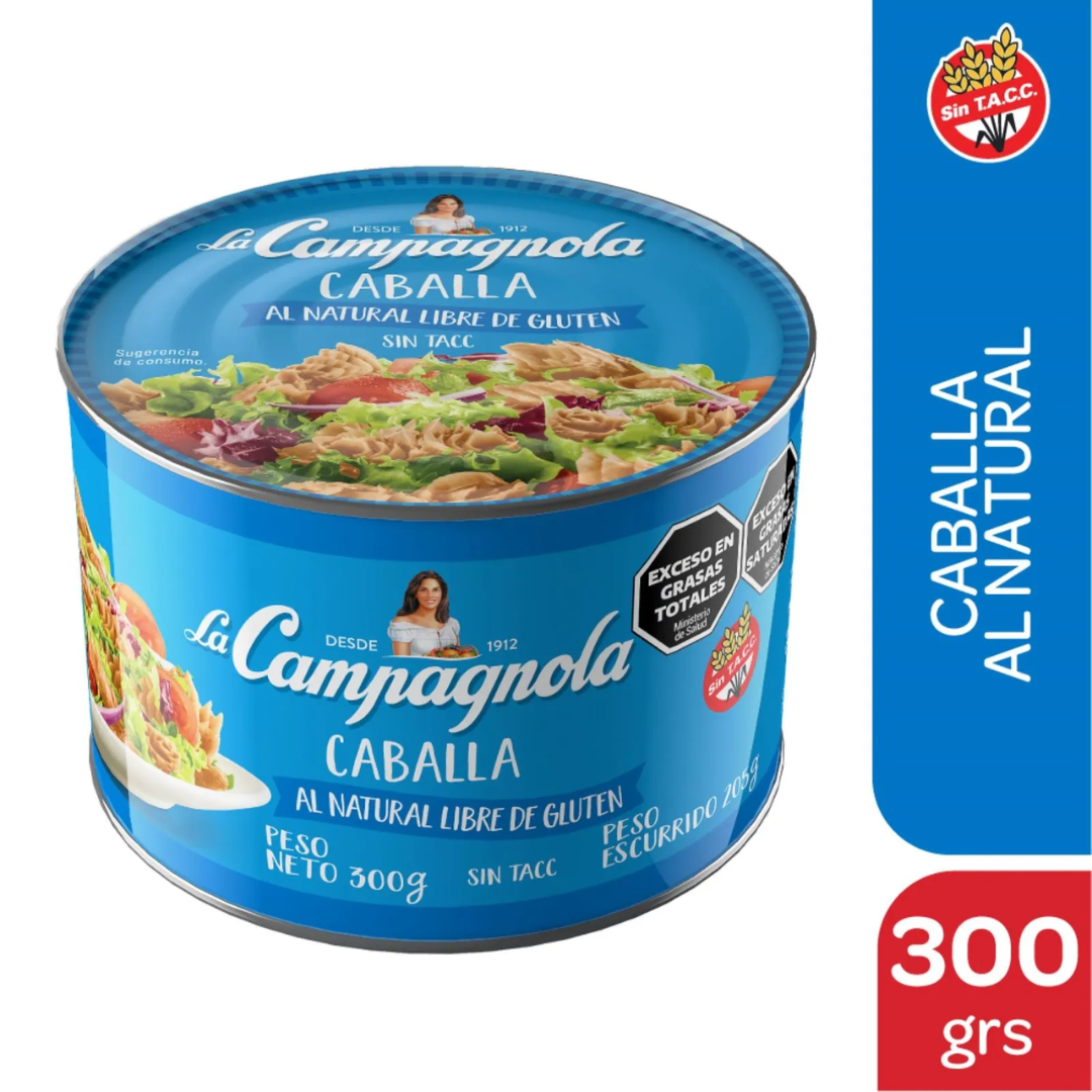 Caballa al natural La campagnola 300 gr