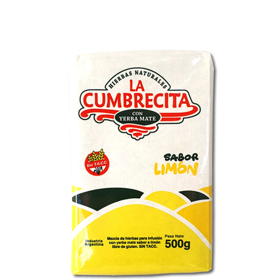 La Cumbrecita Yerba Mate Sabor Limón 500gr