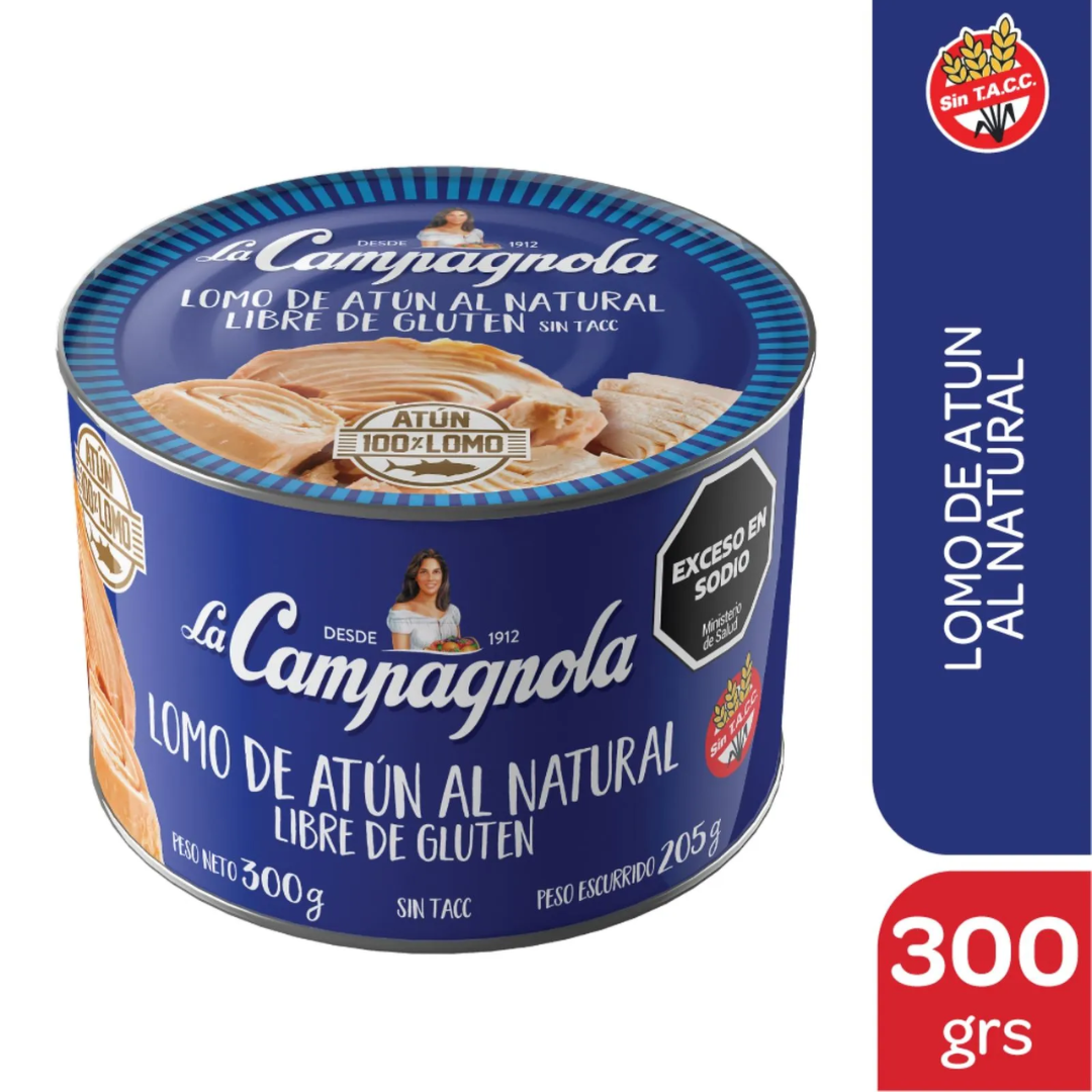 Atún al natural La campagnola 300gr