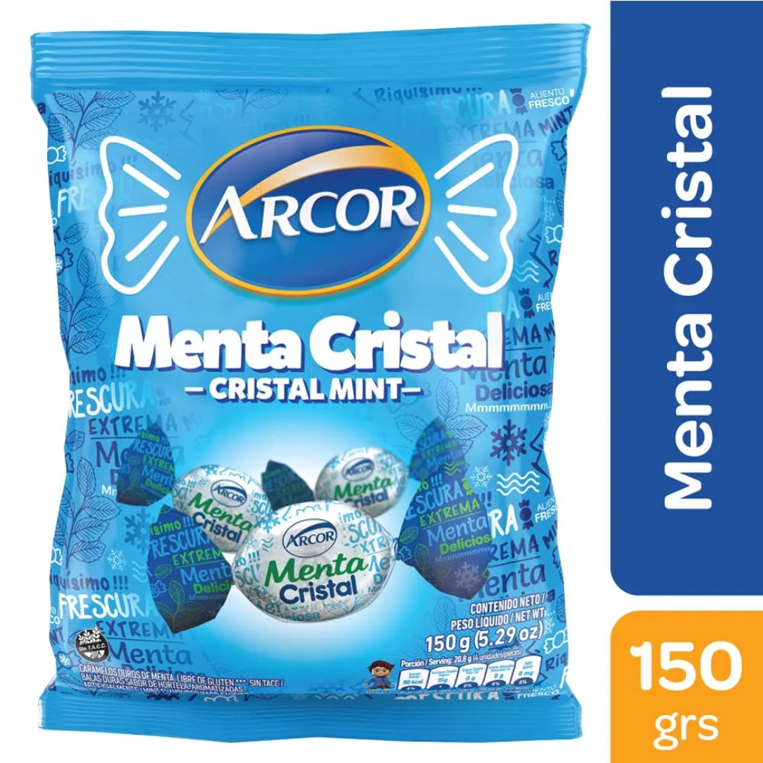 Caramelos Menta Cristal 150gr