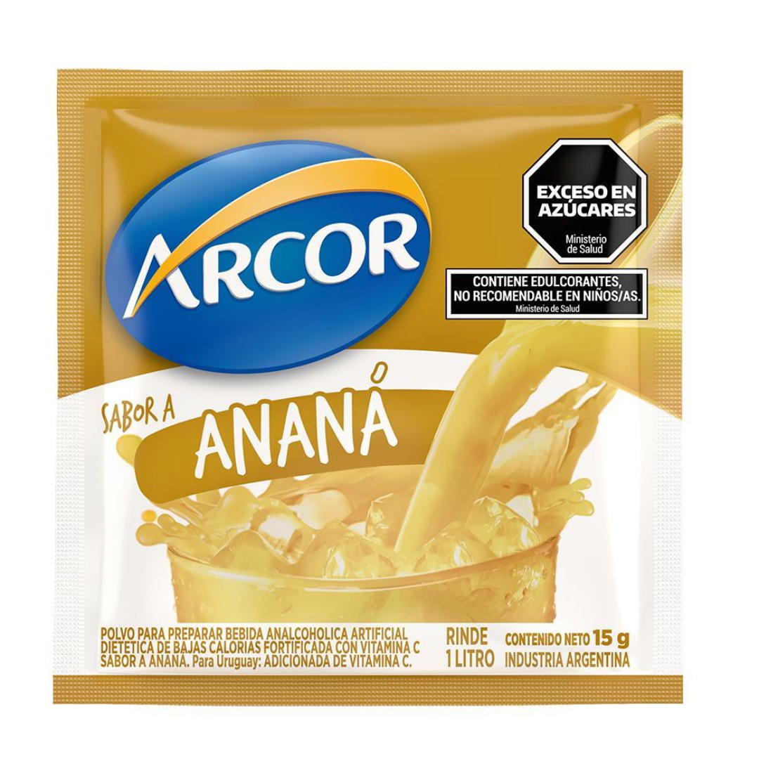 Jugo En Polvo Ananá Arcor 15gr