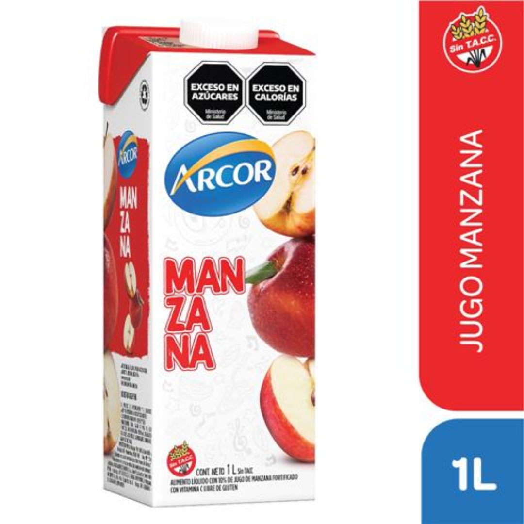 Jugo De Manzana Arcor 1L