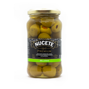 Aceitunas Rellenas Morron Premium Nucete 360gr