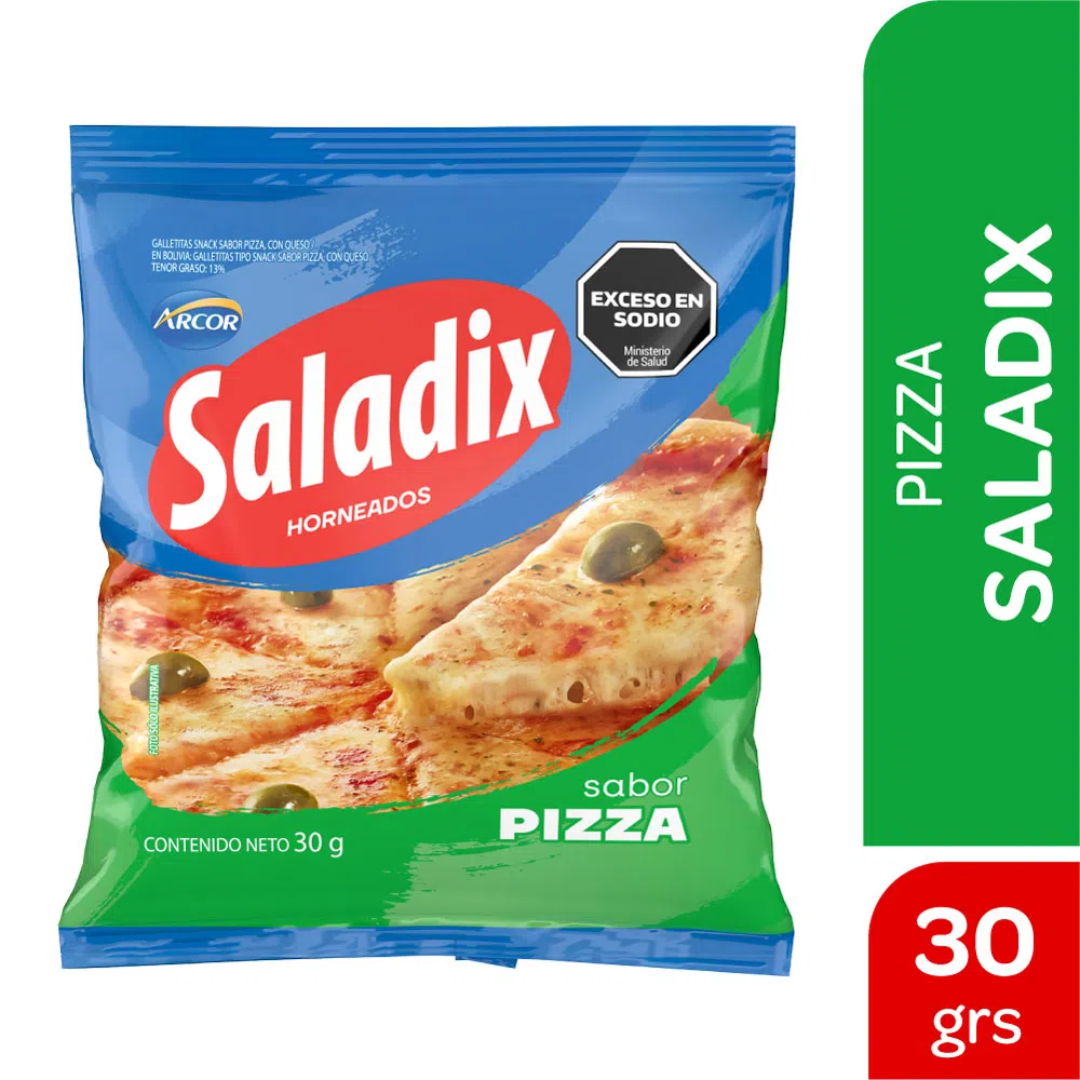 Saladix Horneados Snack Sabor Pizza 30gr