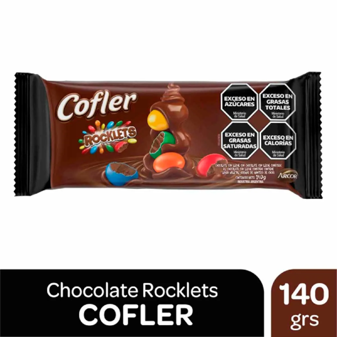 Chocolate Cofler Rocklets 140gr