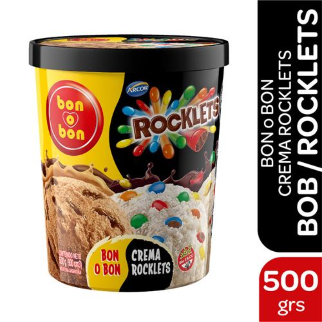 Helado Rocklets Bon O Bon 500gr
