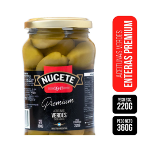 Aceitunas Verdes NUCETE Premium 360gr