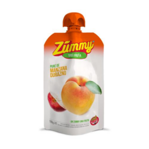 Pure De Manzana Y Durazno Zummy 110gr