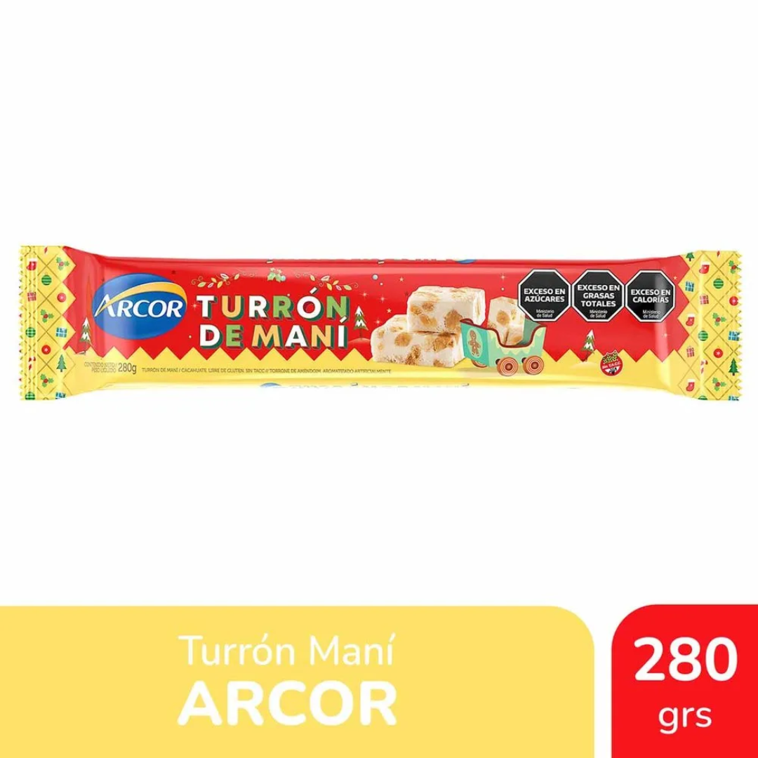 Turron Arcor Mani 280gr