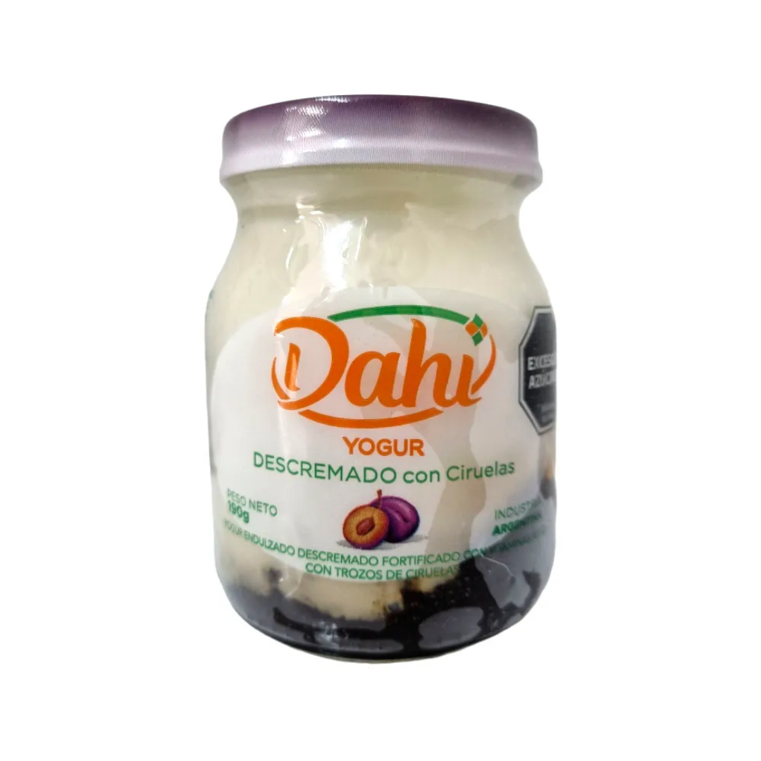 Yogur Descremado Dahí Colchon Ciruela 190gr