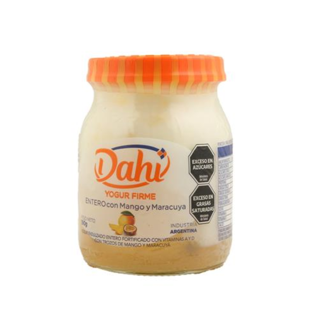 Yogur Entero Con Mango Y Maracuya Dahi 190gR