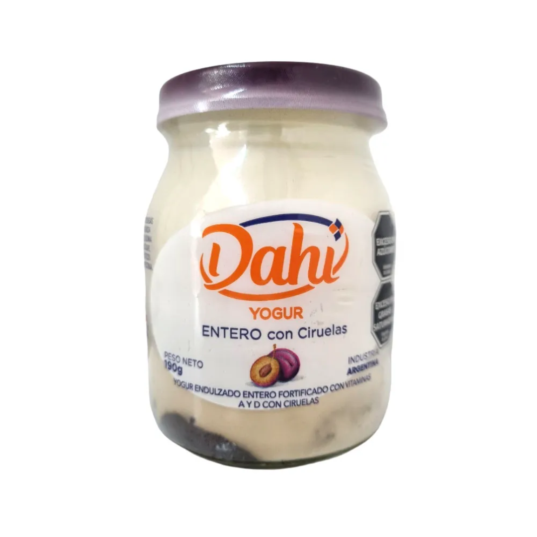 Yogur Dahí Entero Colchon Ciruela 190gR