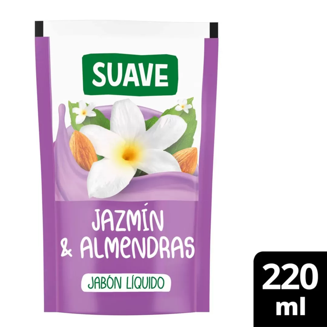 Jabon Liquido Suave Jazmin Almendras 220ml