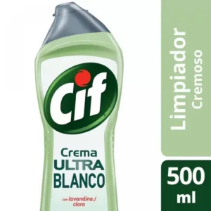 Limpiador Cif Crema Ultra Blanco C/Lavanda 500ml