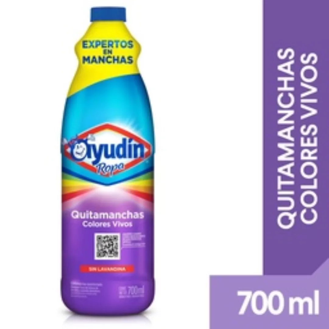 Lavandina Ayudín Ropa Color Quitamanchas 700ml
