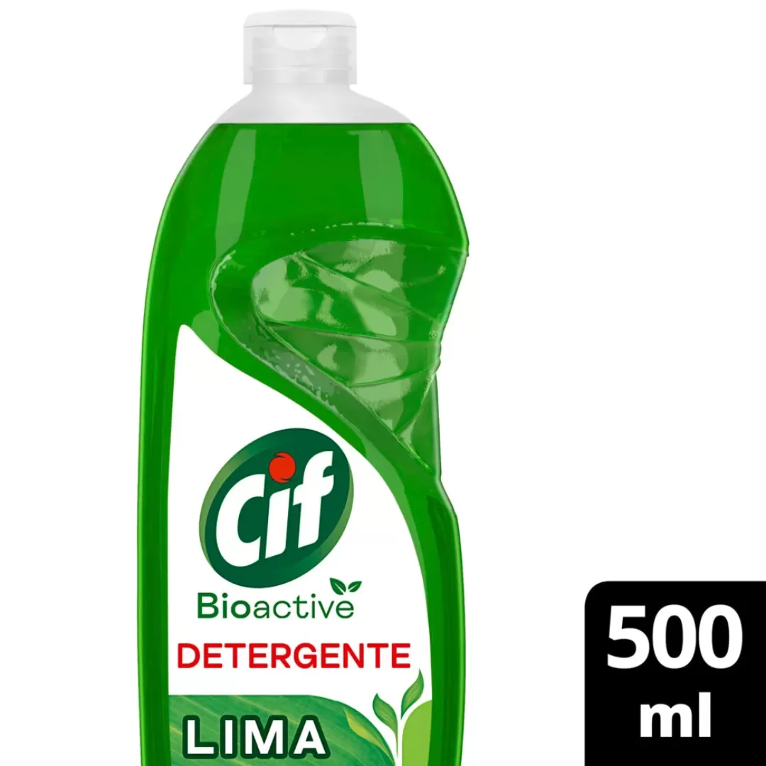 Detergente CIF Bioactive Lima Botella 500ml