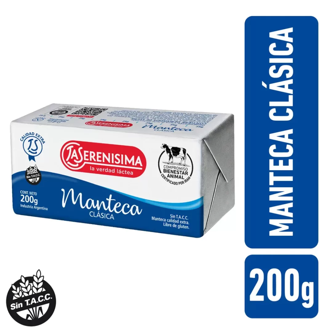 Manteca La Serenísima 200gr
