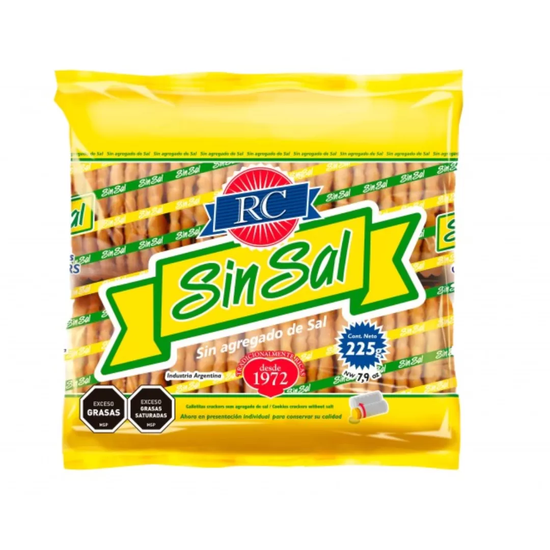Galletitas RC Sin Sal 225gr