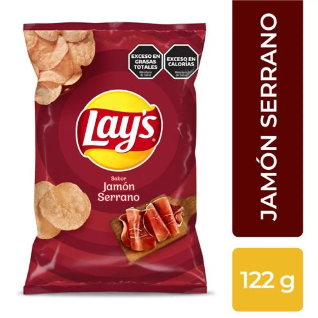 Papas Fritas Lays Jamón Serrano 122gr