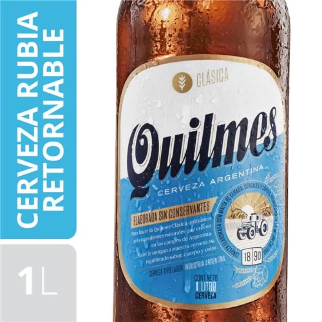 Cerveza QUILMES Botella 1 L