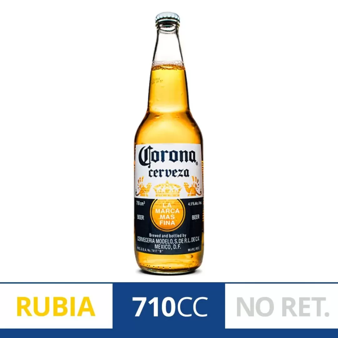 Cerveza CORONA No Retornable 710 Ml