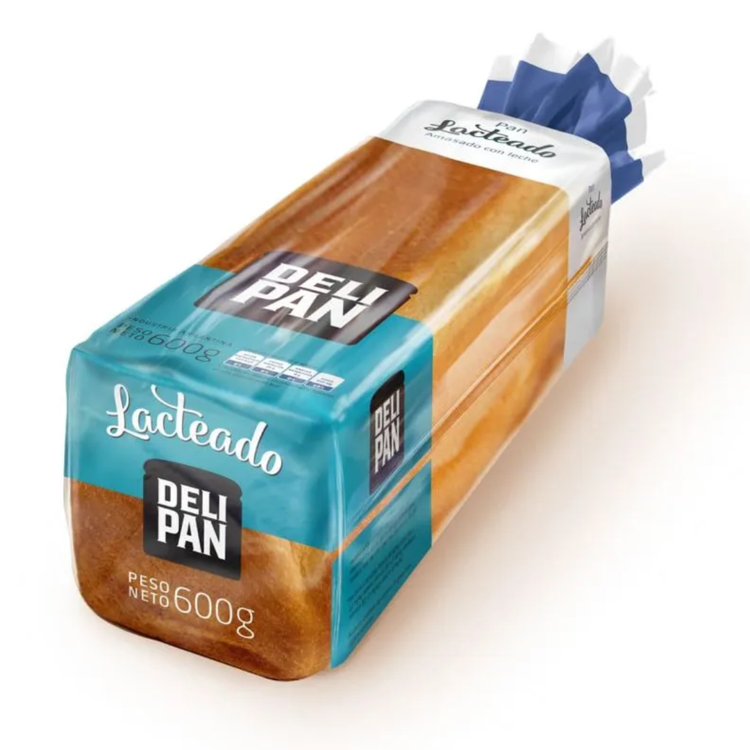 Pan de molde Delipan Blanco Lacteado 600gr