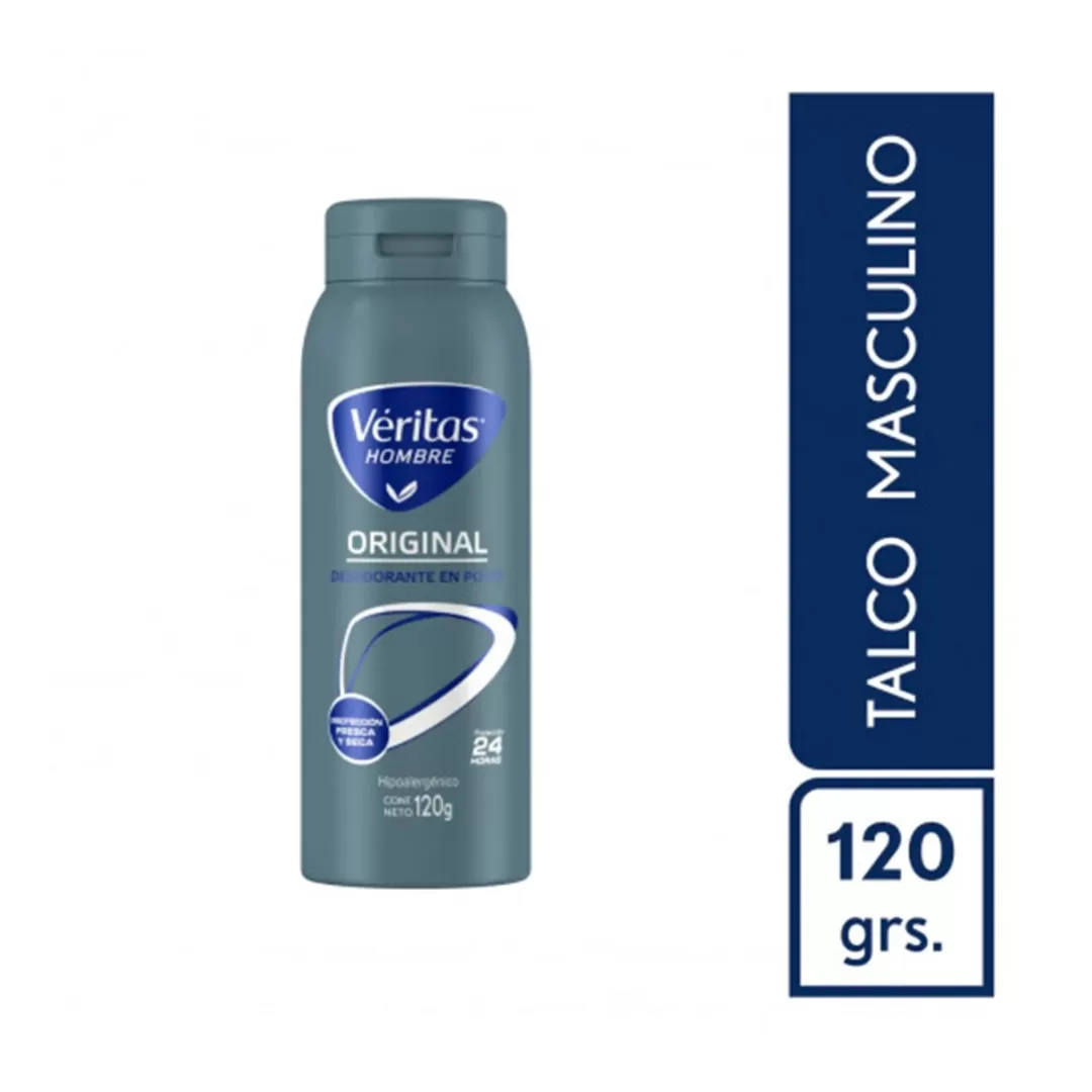 Desodorante En Polvo Veritas Original Hombre 120g
