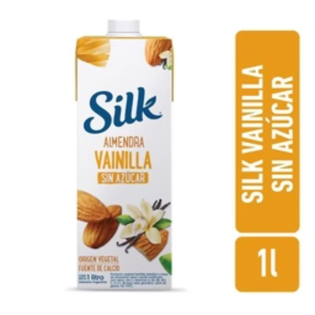 Bebida A Base De Almendras Sabor Vainilla S/Azúcar SILK 1L