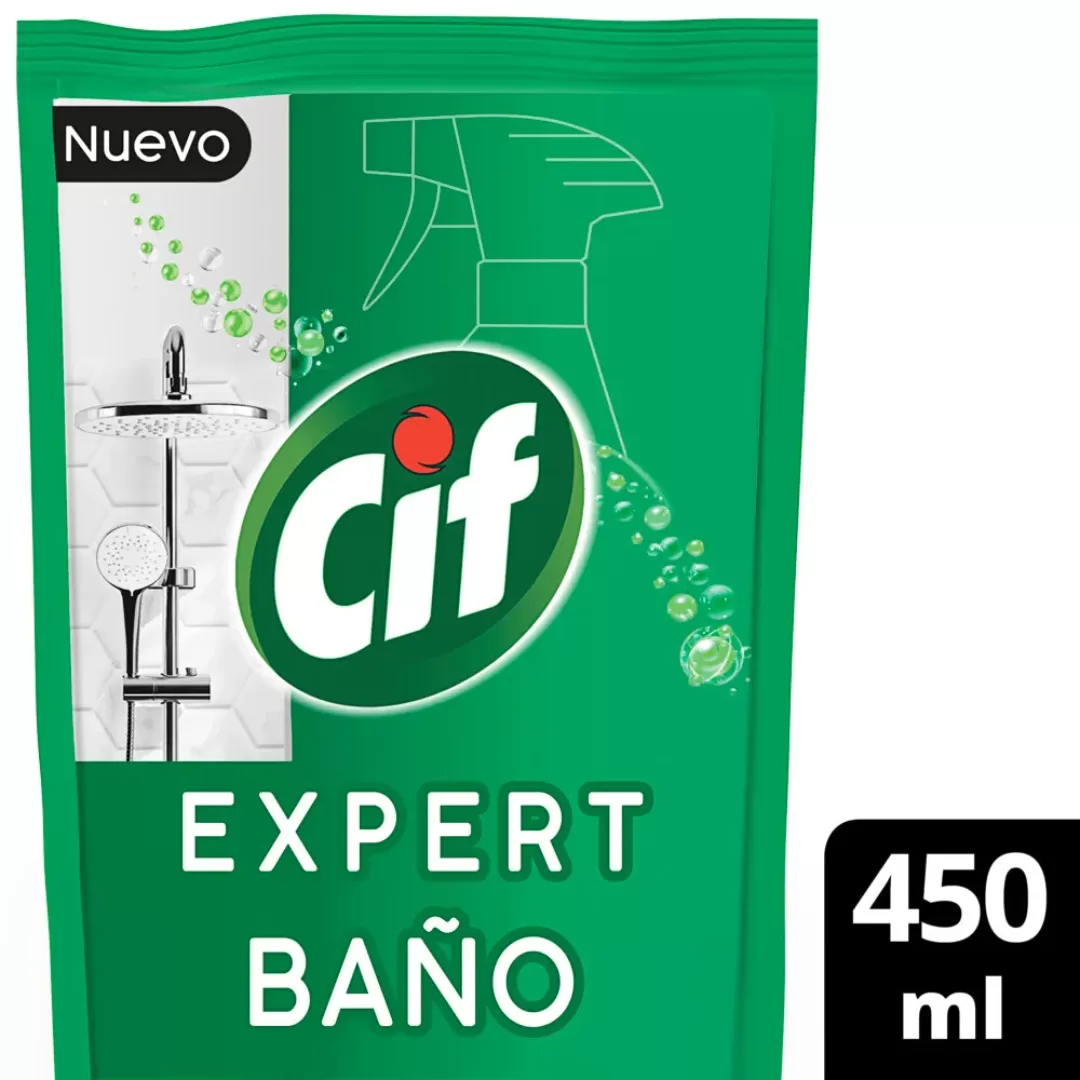 Limpiador Para Baño Cif Expert Doypack 450ml