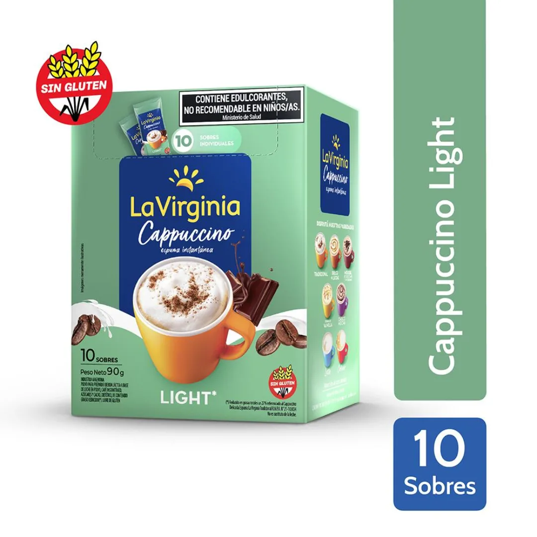 Cappuccino Light La Virginia Cja 10 Sobres